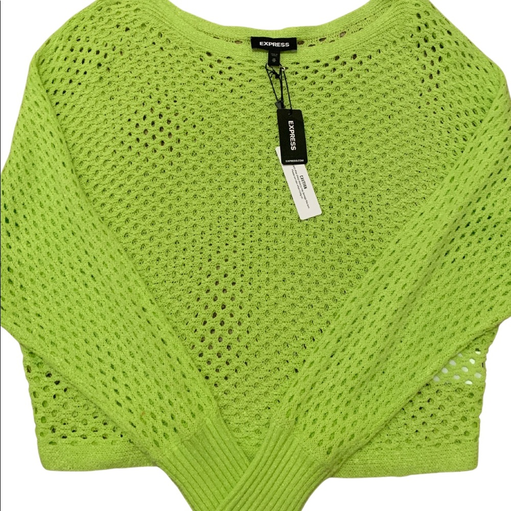 Express Mesh Sweater
